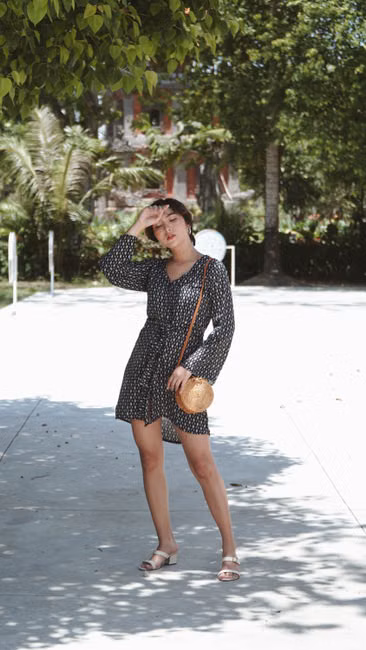Vestido Midi Canelado